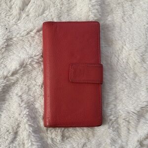 Red Leather Wallet